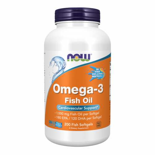 Omega-3 FO 1000mg 180/120 Fish Gelatin - 200 sgels (Пошкоджена банка)
