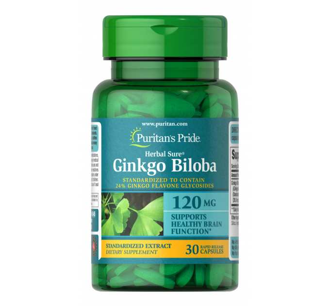 Ginkgo Biloba 120mg - 30caps