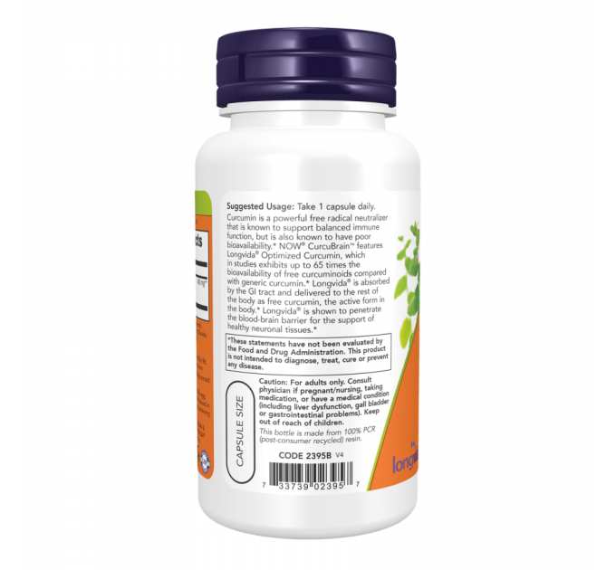 CurcuBrain™ 400mg - 50 vcaps