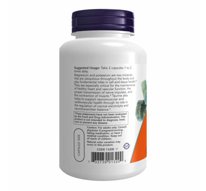 Magnesium & Potassium Aspartate - 120 vcaps