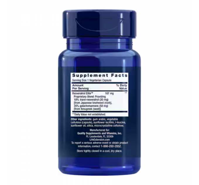 Resveratrol 100 mg - 30 vcaps