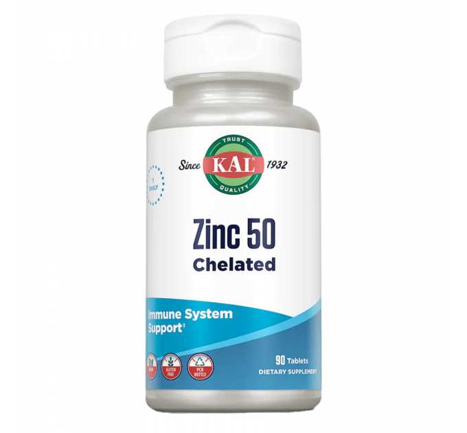 Zinc 50 - 90 tabs