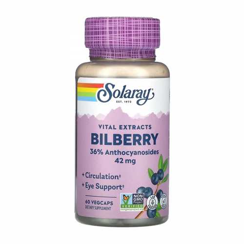 Bilberry Berry Extract 42mg - 60 vcaps