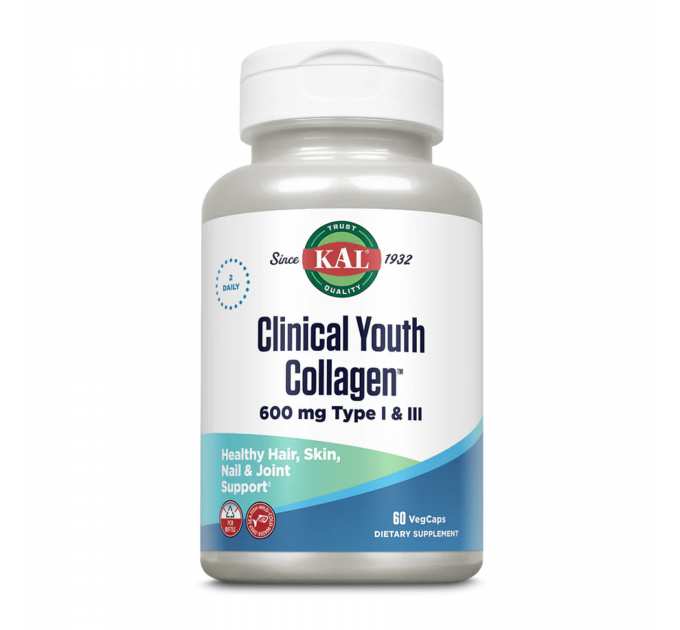 Clinical Youth Collagen I&III 600mg - 60 vcaps