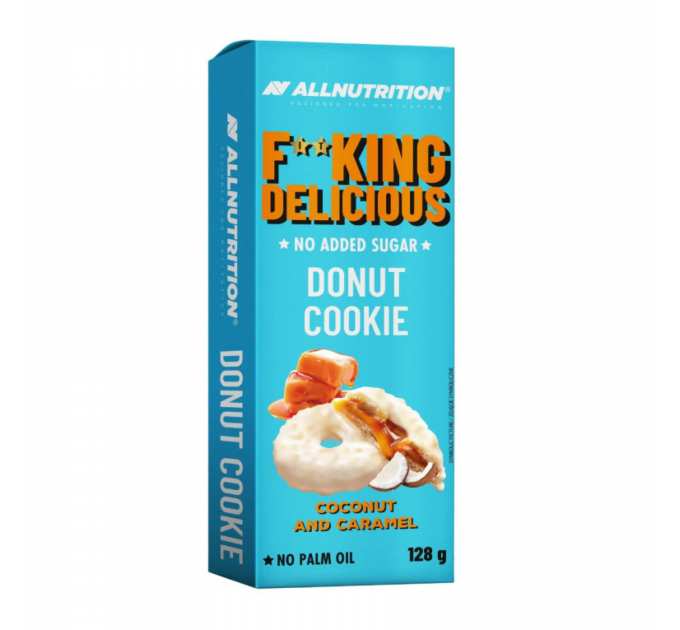 Fitking Delicious Donut Cookie - 128g Coconut and Caramel