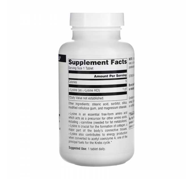 L-Lysine 1000mg - 100 tabs