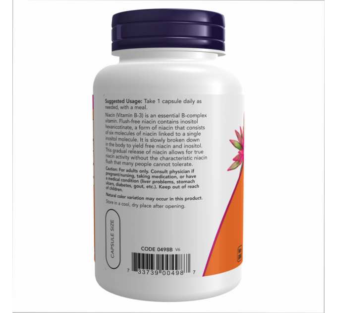 Flush Free Niacin 500mg - 90 vcaps