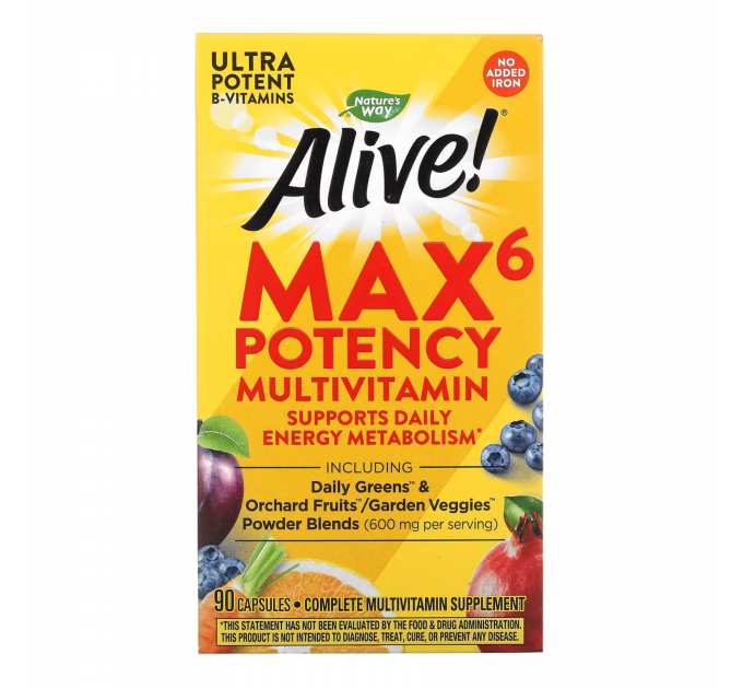 Max6 (No-Iron) - 90 vcaps
