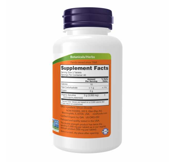 Spirulina 1000 mg - 120 tabs
