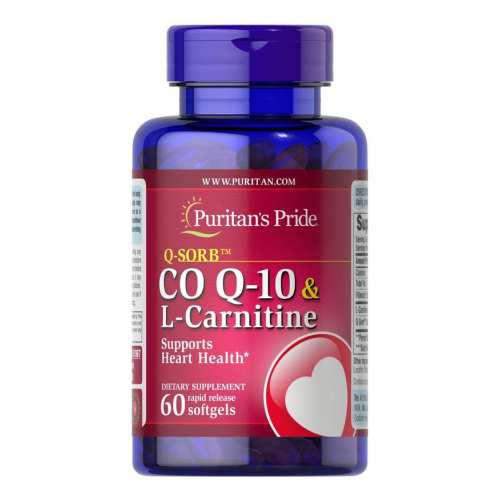 Q-SORB™ Co Q-10 30 mg plus L-Carnitine 250 mg - 60 Softgels