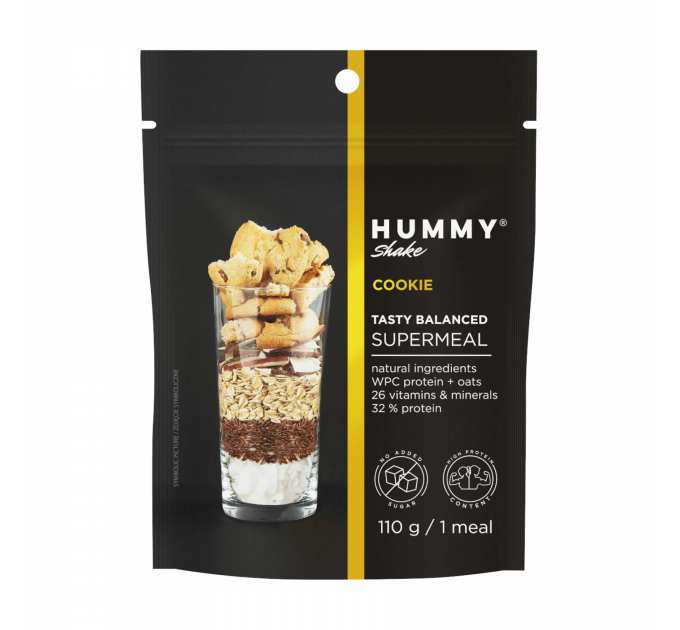 Hummy Shake Tasty Balanced Supermeal - 110g Cookie