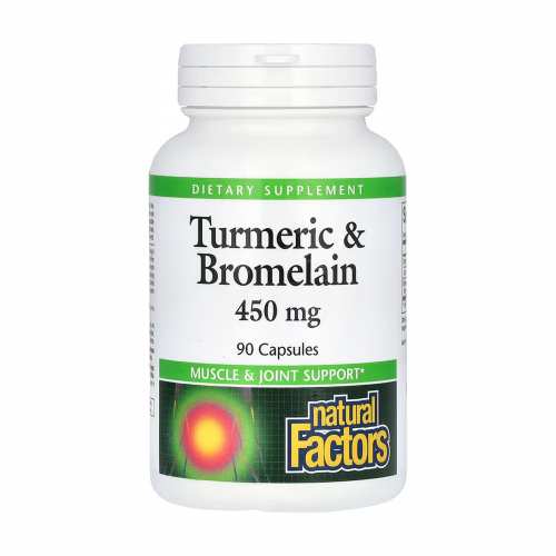 Turmeric & Bromelain 450mg - 90 caps