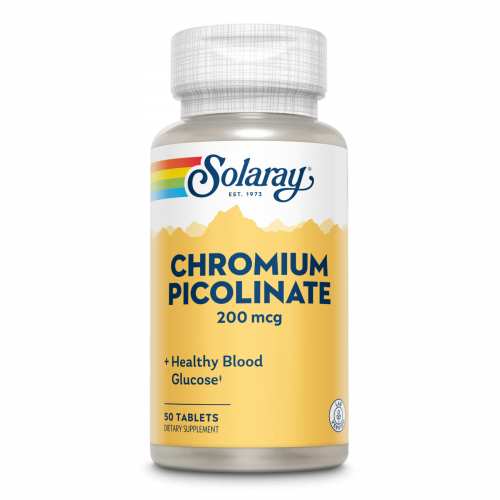 Chromium Picolinate 200mcg - 50 tabs (Пошкоджена банка) Chromium Picolinate 200mcg - 50 tabs (Пошкоджена банка)