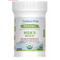 Organic Men`s Multi - 30 Tablets Organic Men`s Multi - 30 Tablets