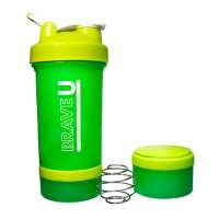 Shaker with containers 3 in 1 - 600ml Light green