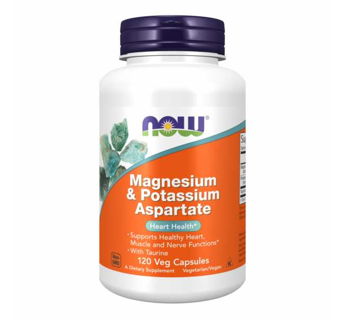 Magnesium & Potassium Aspartate - 120 vcaps