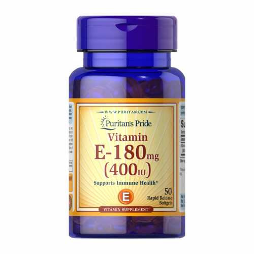 Vitamin E 180 mg 400 IU - 50 softgels