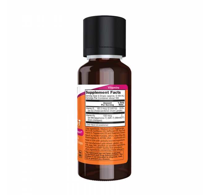 Liquid Vit D-3 & MK-7 - 30ml