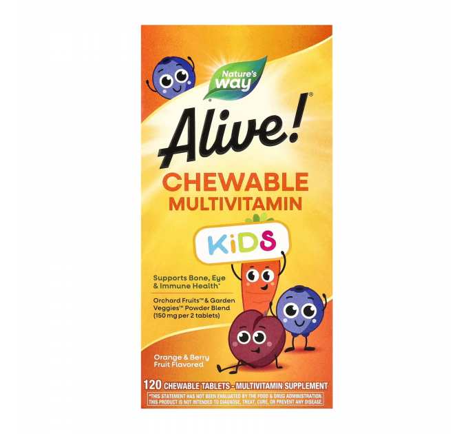 Kids Chewable Multivitamin - 120 tabs Orange and Berry
