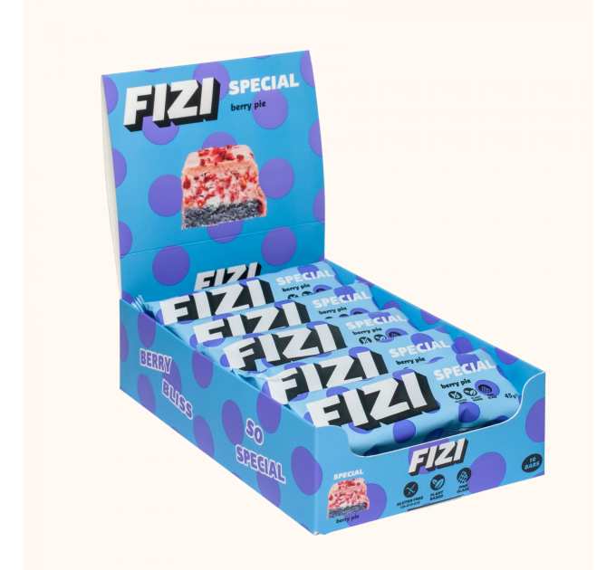 Fizi Protein Bar Special - 10x45g Berry Pie