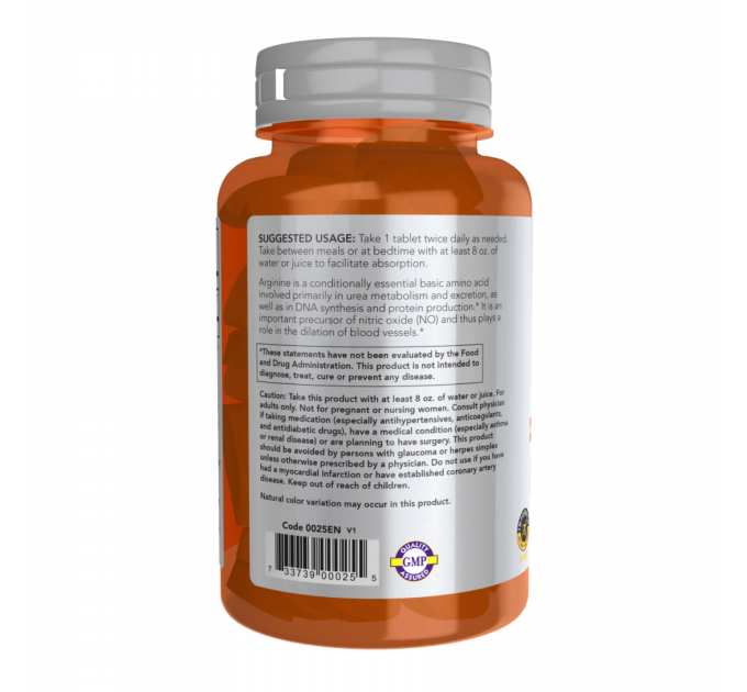 Arginine 1000mg - 60 tabs