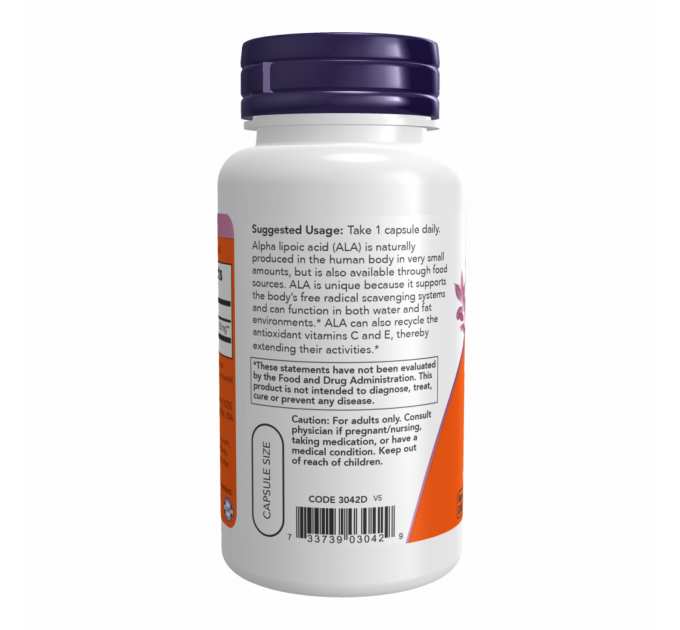 Alpha Lipoic Acid 250 mg - 60 vcaps