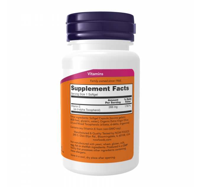 Vitamin E-400 With Mixed Tocopherols - 50 softgels