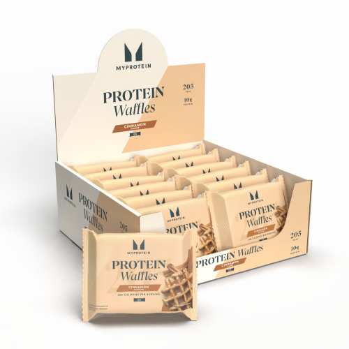 Protein Waffles - 12x50g Cinnamon (До 08.26) Protein Waffles - 12x50g Cinnamon (До 08.26)