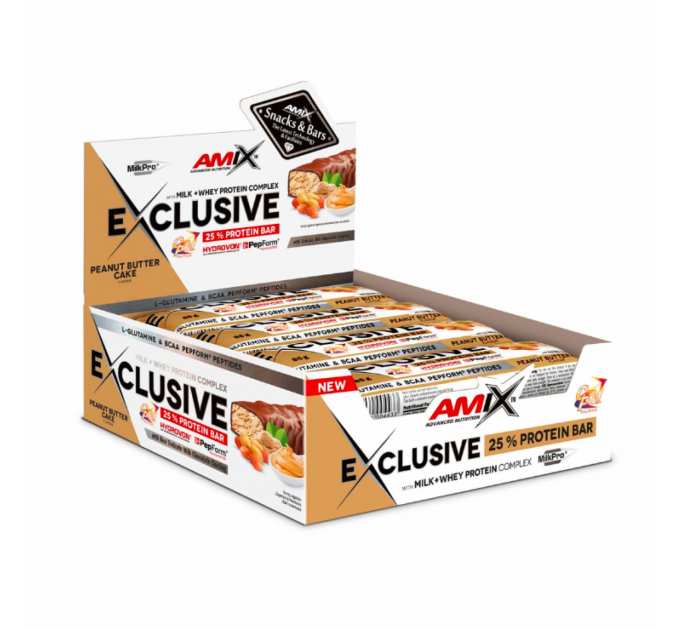 Exclusive Protein Bar - 12x85g Peanut Butter Cake