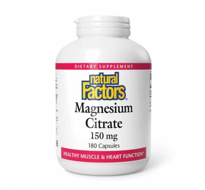 Magnesium Citrate 150mg - 180 caps