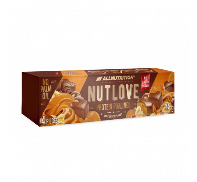 Nut Love 4Pieces - 48g Milk Choco Peanut (Поштучно)