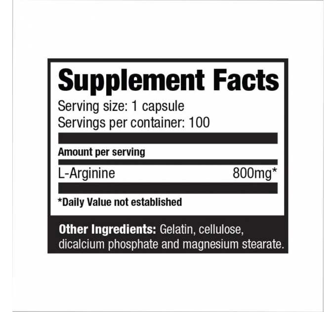 Arginine Power 800 mg - 100 caps