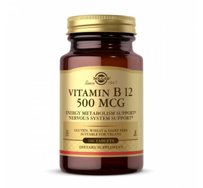 Vitamin B12 500mcg - 100 tabs