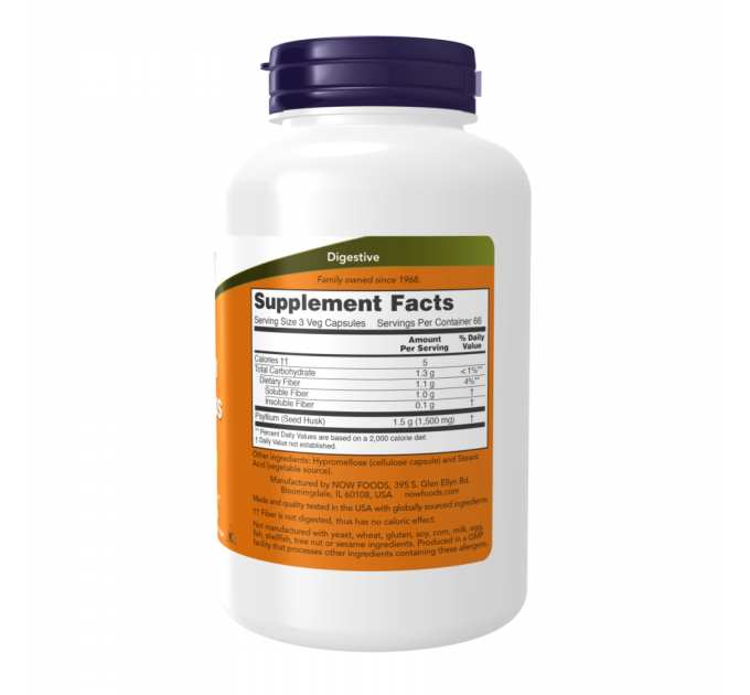 Psyllium Husk Caps 500 mg - 500 vcaps