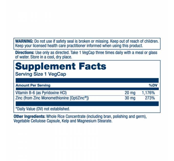Opti Zinc 30mg - 60 vcaps