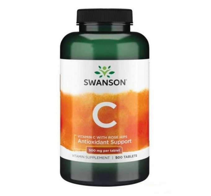 Vitamin C with Rose Hips 500 mg - 500 tab