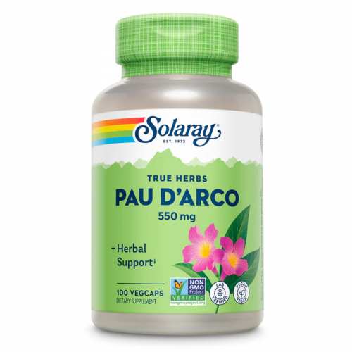 Pau D'Arco Bark 550mg - 100 vcaps (Пошкоджена кришка) Pau D'Arco Bark 550mg - 100 vcaps (Пошкоджена кришка)