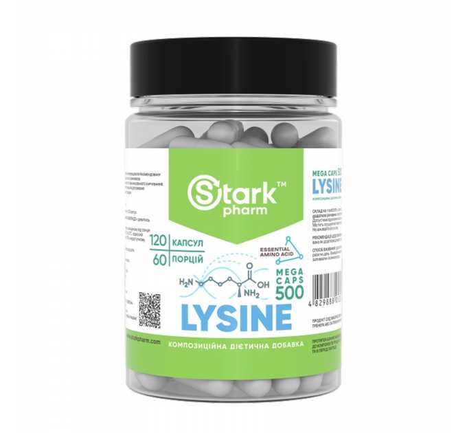 Lysine Mega caps 500mg - 120 caps