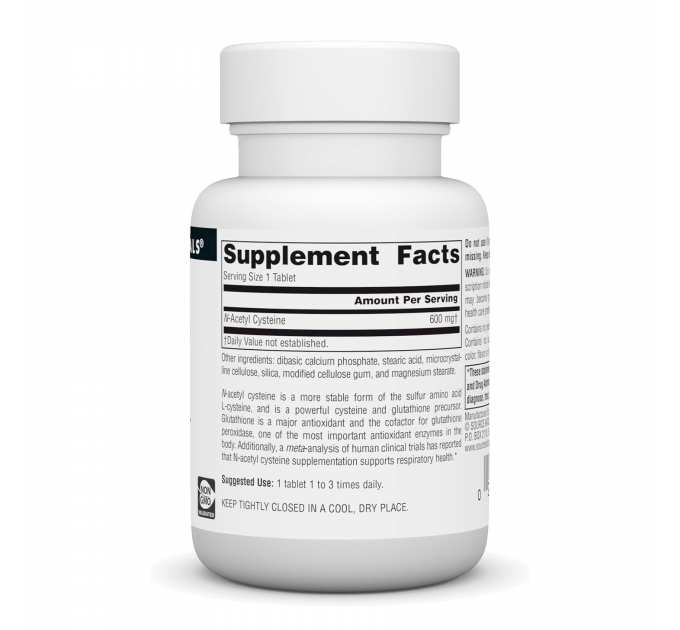 N-Acetyl Cysteine 600mg - 30 tabs