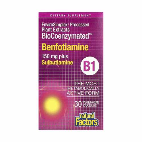 BioCoenzymated Benfotiamine - 30 caps BioCoenzymated Benfotiamine - 30 caps