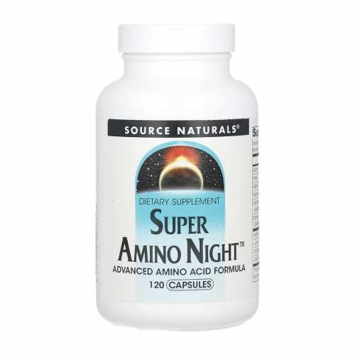 Super Amino Night™ - 120 caps (Пошкоджена банка)