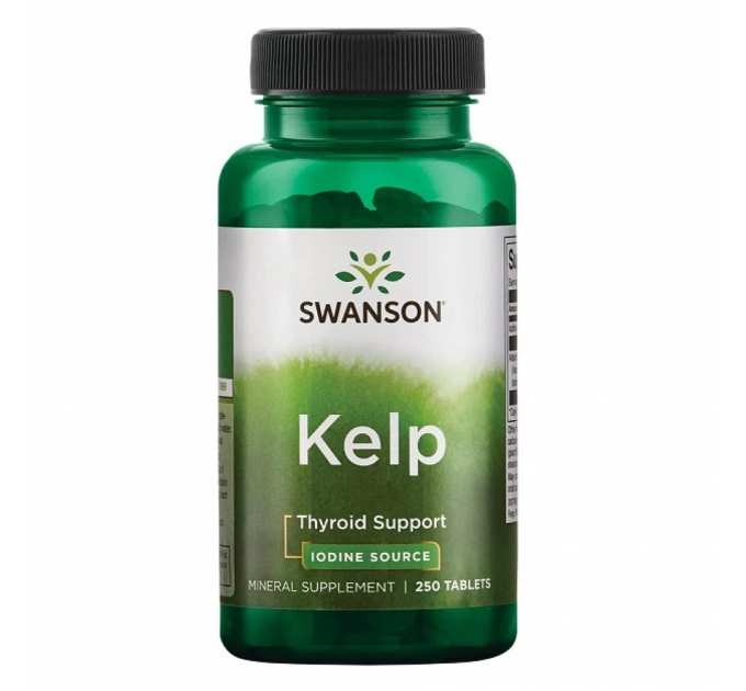 Kelp Iodine Source 225 mcg - 250 Tabs Per Bottle