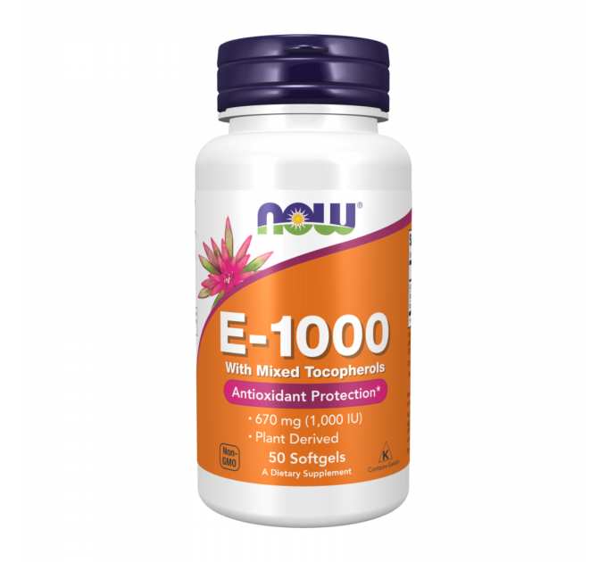 Vitamin E-1000 Mixed Tocopherols - 50 softgels