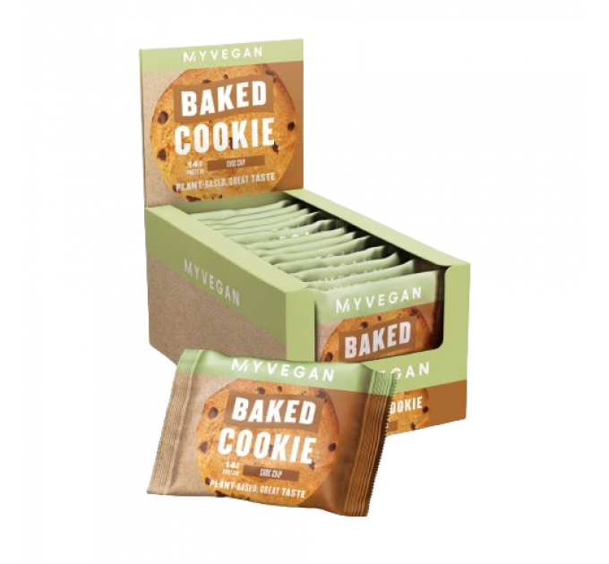 Myvegan Baked Cookie - 12x75g Choc Chip