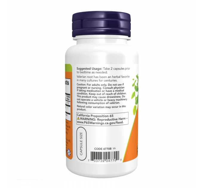 Valerian Root 500mg - 250 vcaps