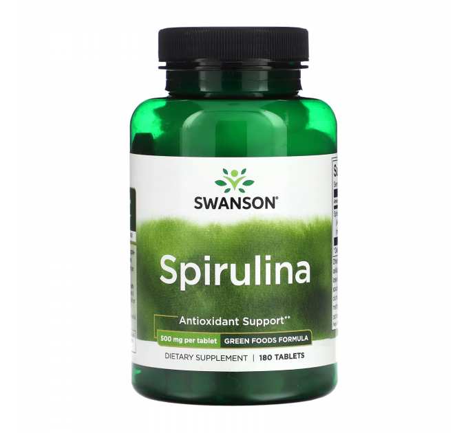 Spirulina 500mg - 180 tabs