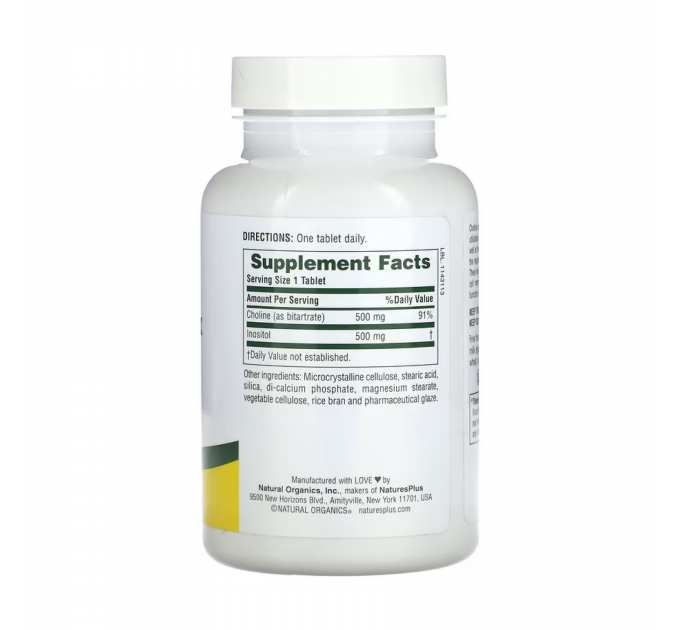 Choline & Inositol 500mg - 60 tabs