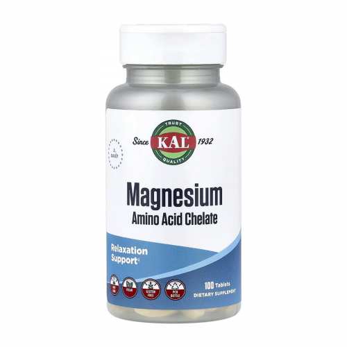 Magnesium Amino Acid Chelate 220mg - 100 tabs Magnesium Amino Acid Chelate 220mg - 100 tabs
