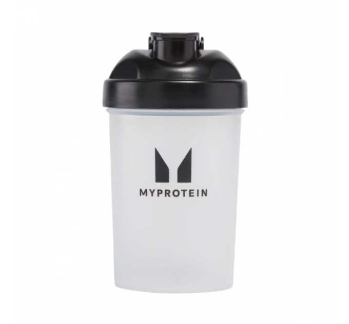 Plastic Shaker - 600ml Clear Black