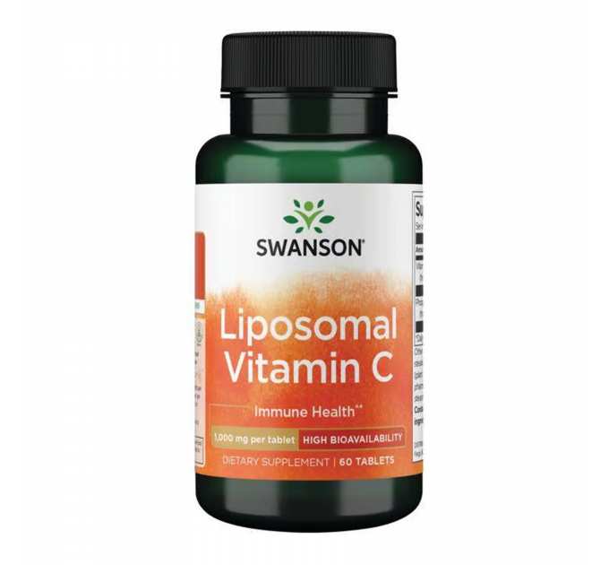 Liposomal Vitamin C - High Bioavailability 1000 mg - 60 tabs